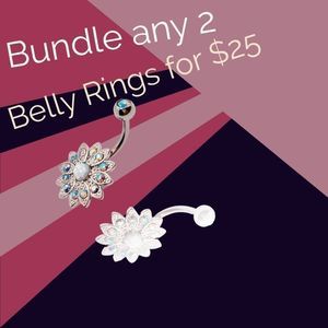 2/$25 on all belly rings